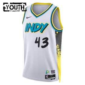 Dječji NBA Dres Indiana Pacers Pascal Siakam Nike 2024-25 City Edition Bijela Swingman